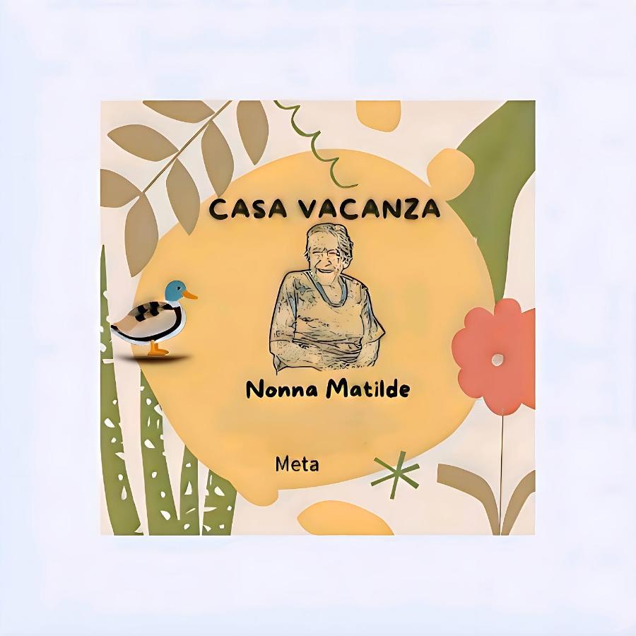 Casa Vacanza "Nonna Matilde" A Meta Di Sorrento, 600Mt Dal Mare, Casa Per 4 Extérieur photo
